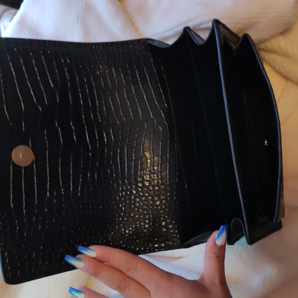 YSL sunset medium chain bag in crocodile - Picture 16 of 16